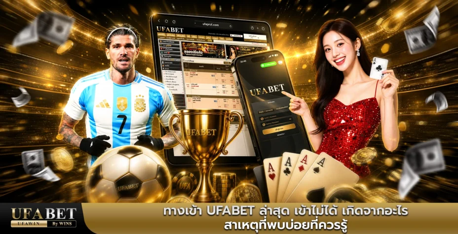 ทางเข้า UFABET ล่าสุด เข้าไม่ได้ เกิดจากอะไร สาเหตุที่พบบ่อยที่ควรรู้ UFABET